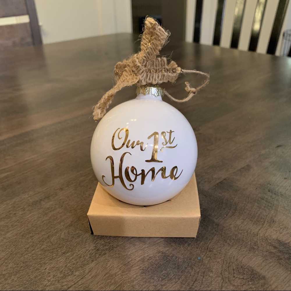 Mud Pie Our 1st Home ornament